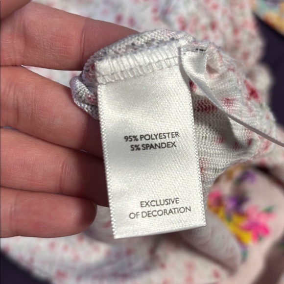 Laura Ashley Pink and Green Floral Long Sleeve Shirt - Picture 3 of 5